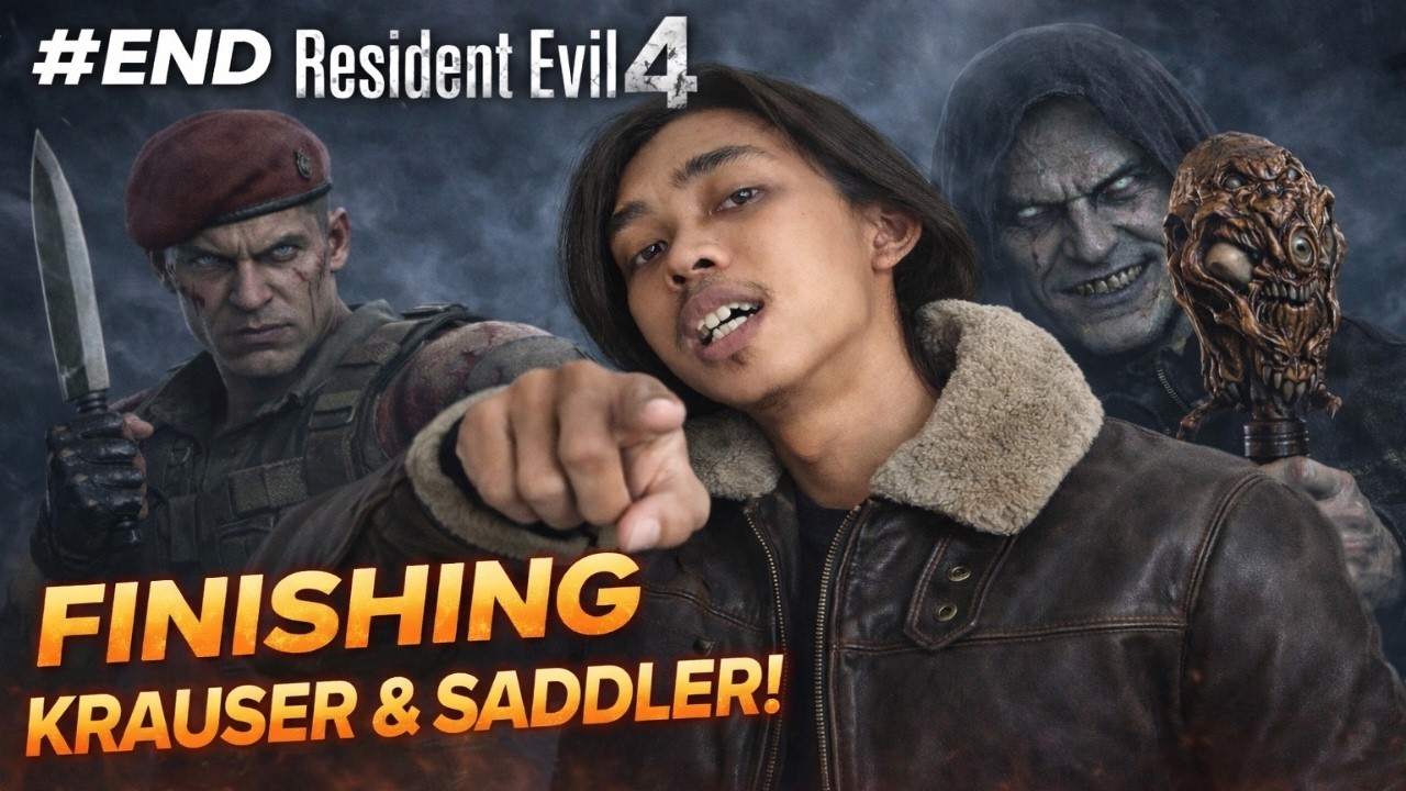 SAATNYA LEON MENGALAHKAN KRAUSER DAN SADLLER!! Resident Evil 4 #END