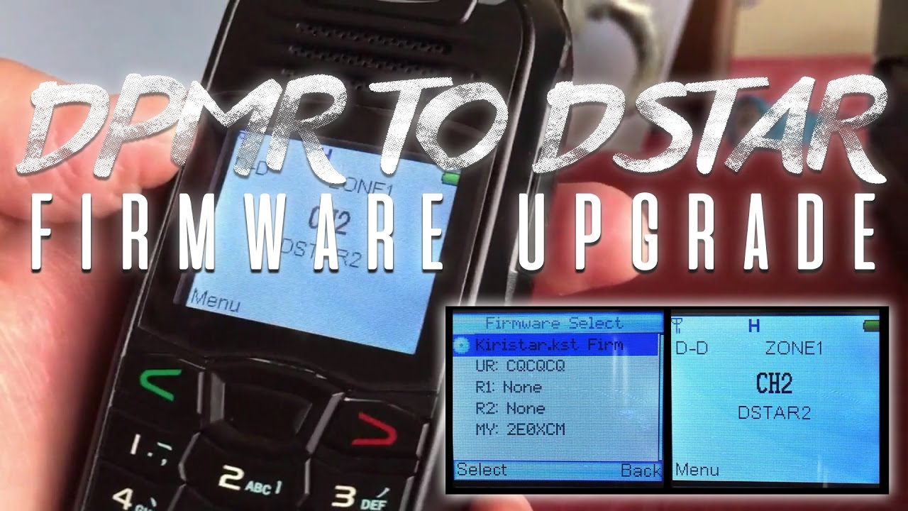 Turn A &pound;40 DPMR Radio Into A DSTAR Radio - Simple Firmware Mod