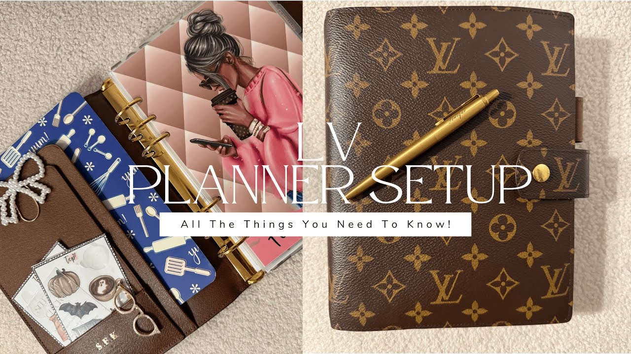 2025 Louis Vuitton A5 Large Binder Planner: Must-Have Inserts, Apps, Hair Calendar & More!