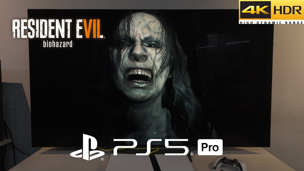 Resident Evil 7 biohazard PS5 Pro Gameplay With LG Oled TV 4K HDR (ps4 image enhancement)