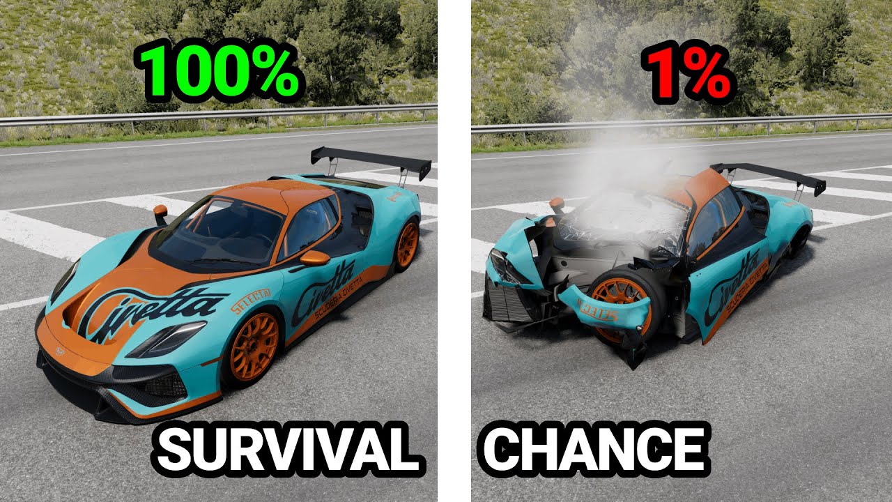 Best of Realistic Survival Chance Crashes #1 | BeamNG.drive