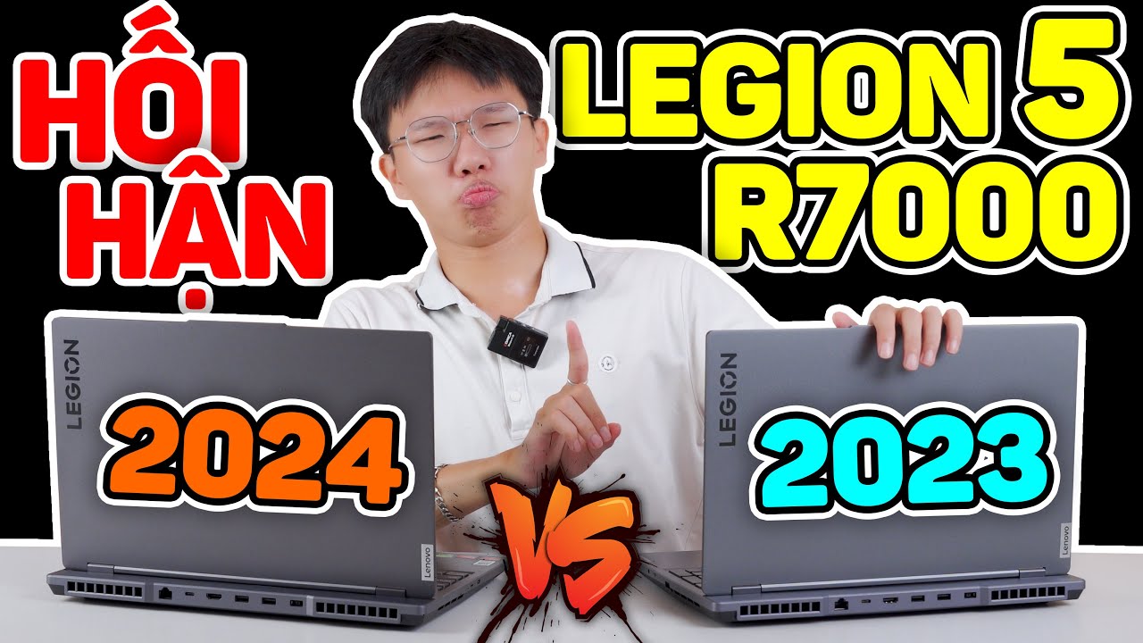 Mình đã HỐI HẬN khi mua Legion 5 R7000 QUÁ SỚM...? So sánh Legion 5 R7000 2023 vs 2024 | LaptopAZ