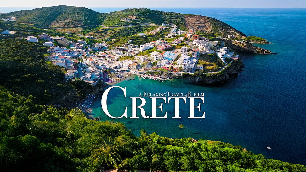 Crete 4K - Greece Relaxing Travel Film with Calming Music and Nature Sounds