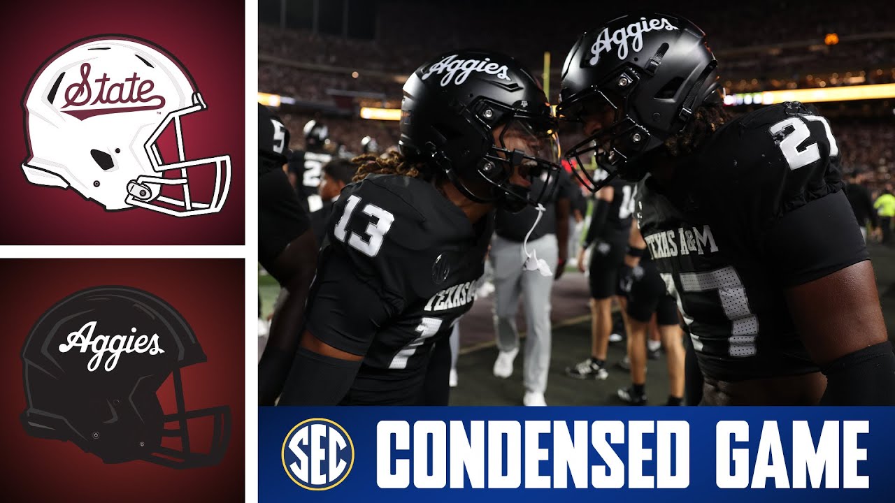 Mississippi State Bulldogs at No. 6 Texas A&M Aggies | Condensed Game | 2025 SEC Football