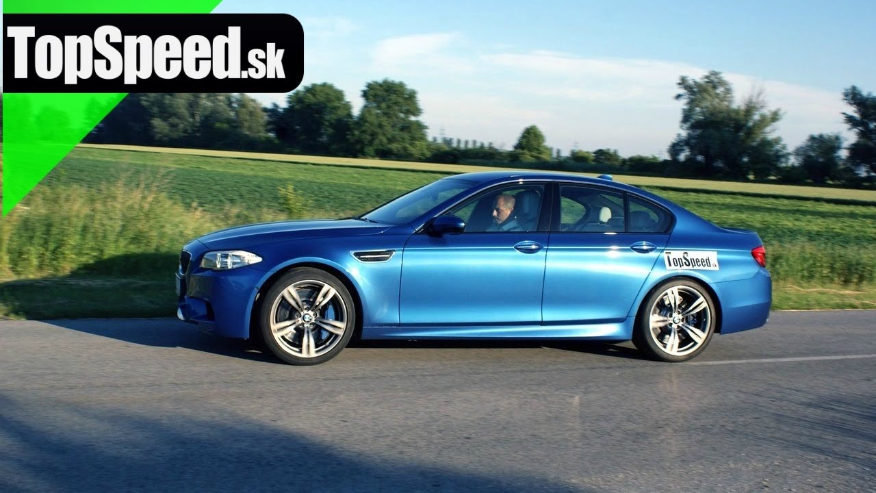 Test BMW M5 F10 TopSpeed.sk