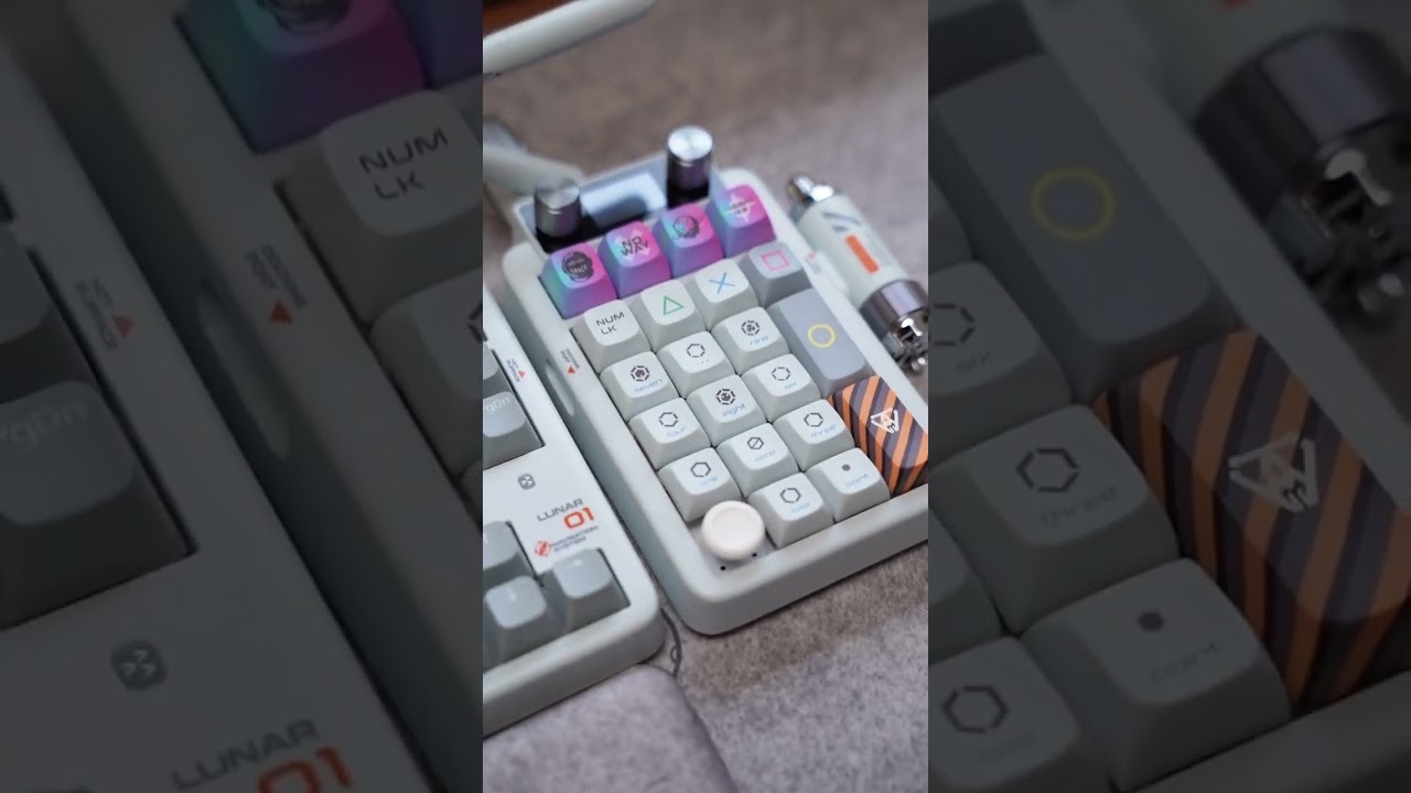 Next Level Numpad - KeysMe Lunar 02  #mechanicalkeyboard#numpad#desksetup