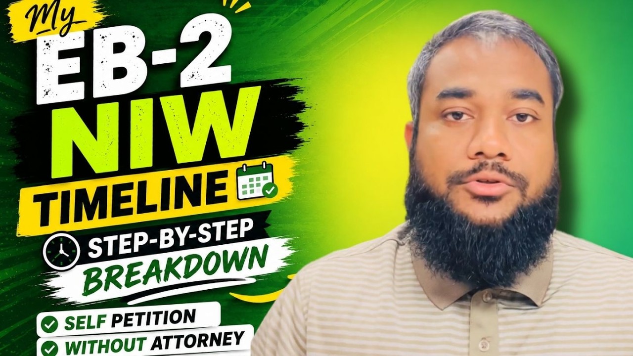 My EB-2 NIW Timeline: Step-by-Step Breakdown