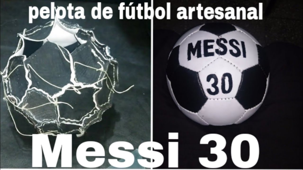 COMO HACER una pelota de FÚTBOL paso a paso tutorial