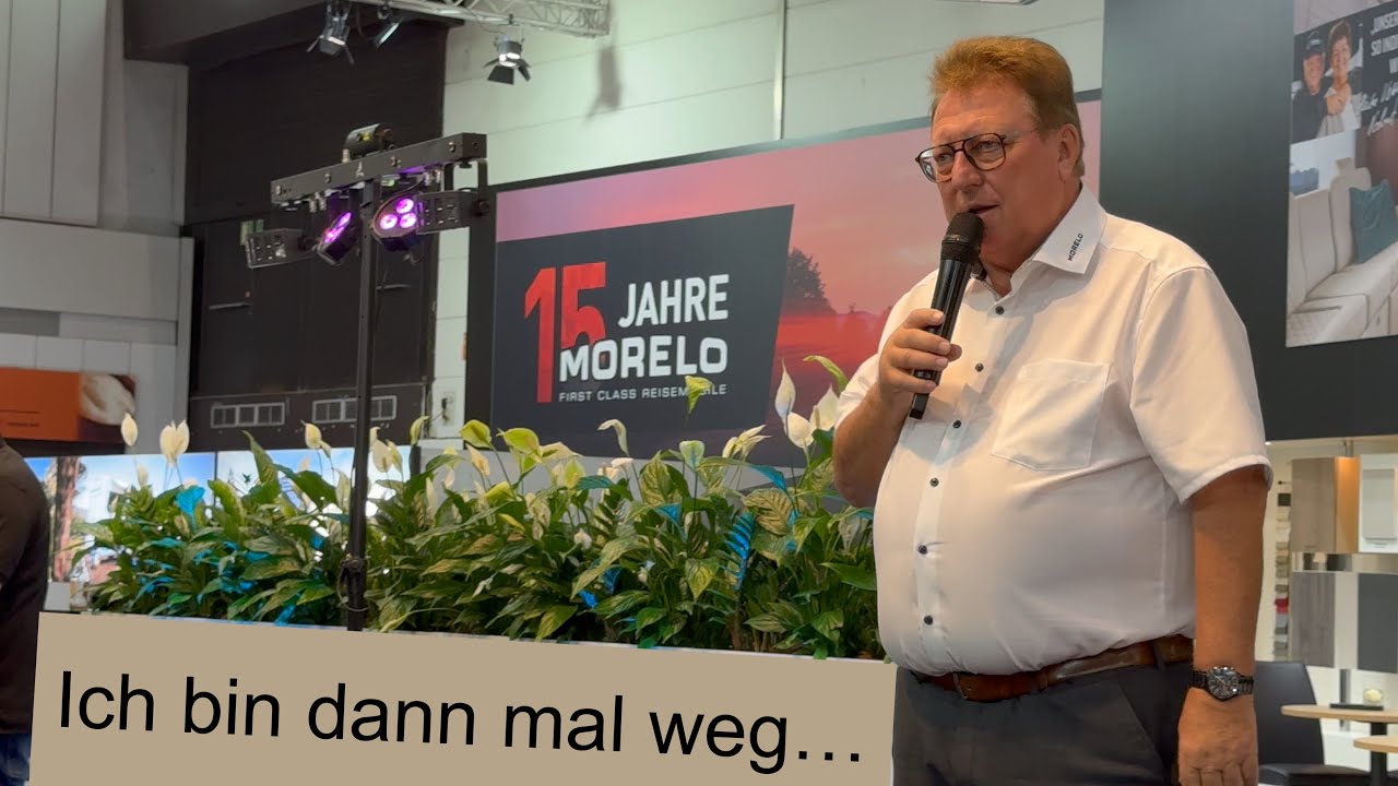 Ich bin dann mal weg! - Reinhard Löhner Gründer & Geschäftsführer MORELO First Class Reisemobile 