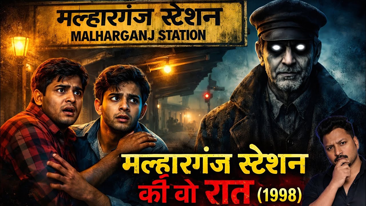 Haunted Railway Station Story  😱💯 | Real Horror Story at 1998 (HINDI) | @bloodytales.1 