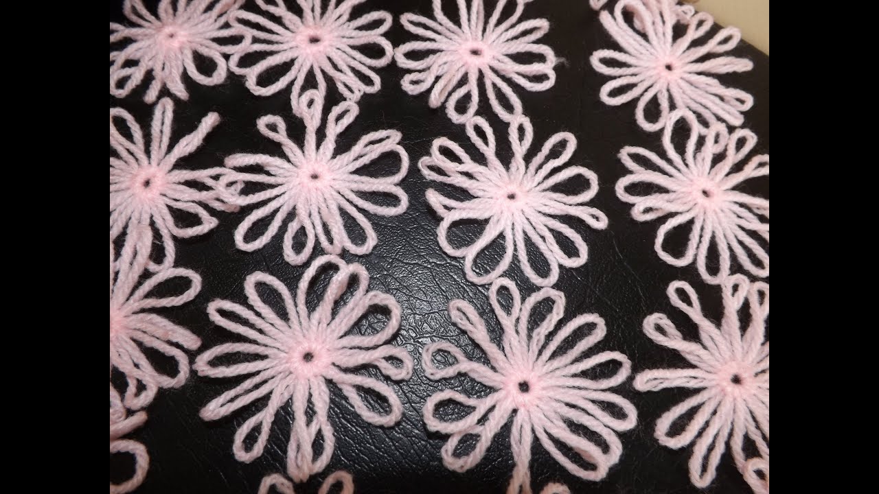 Telar manual, como hacer flores en telar redondo o minitelar - con Ruby Stedman