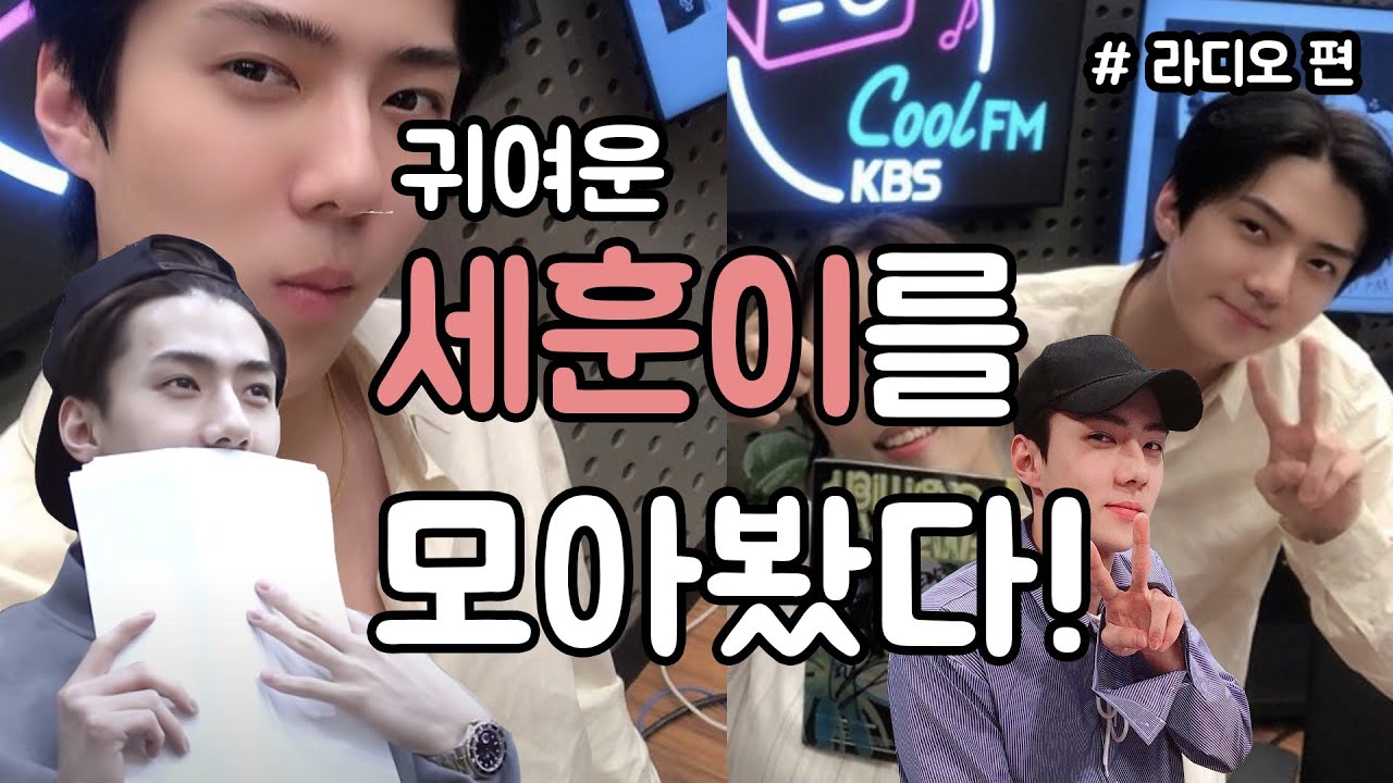 [EXO 세훈] 지금 이렇게 얘기할때도 애교있지 않아요~? | 라디오 속 귀여운 세훈이를 모아봤다!❤️