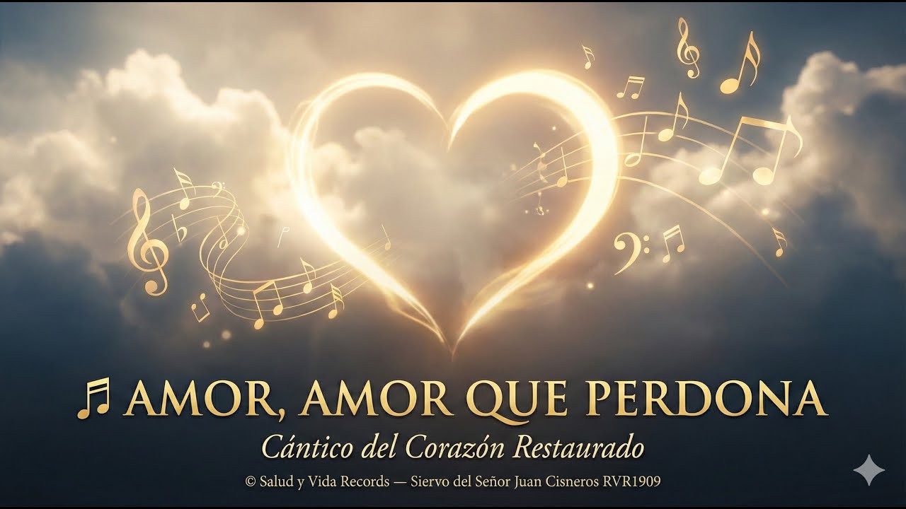 🎵 AMOR, AMOR QUE PERDONA &mdash; C&aacute;ntico del Coraz&oacute;n V3📖 1 Corintios 13:4&ndash;8 &bull; Salmo 103:8&ndash;12 (RVR1909)