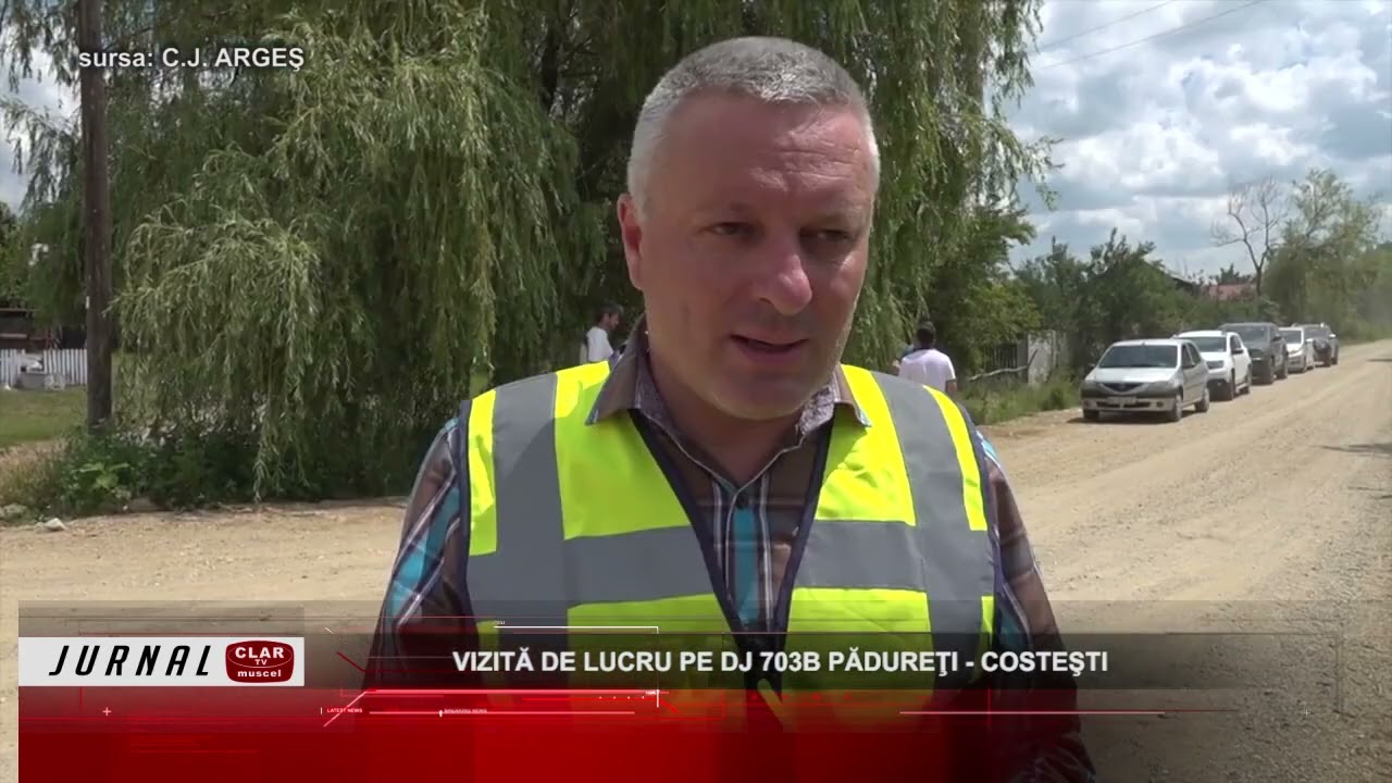 Vizită de lucru pe DJ 703B Pădureţi - Costeşti ( 15 06 2022 )