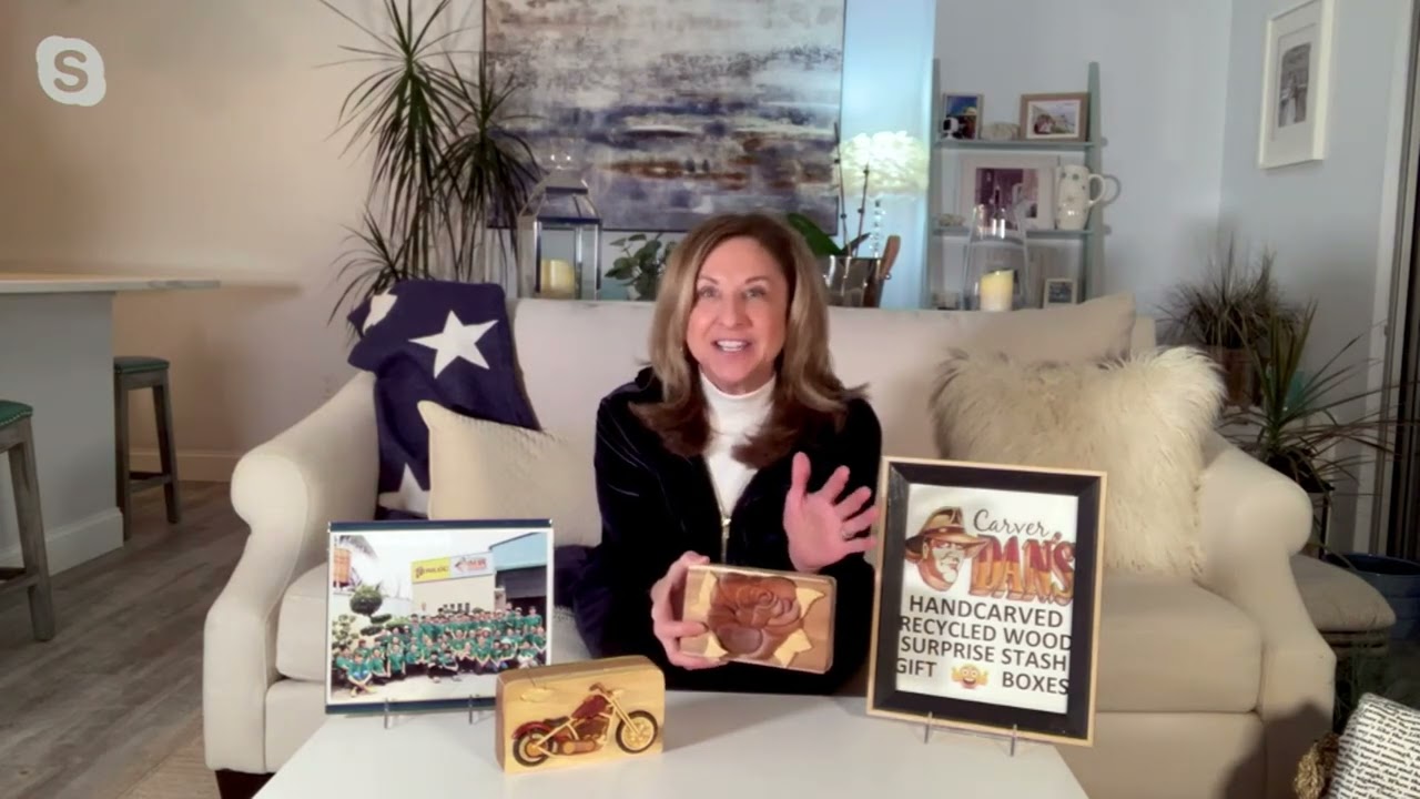 Carver Dan's Hand Made Wooden Puzzle Box w/ Magnet Closure on QVC
