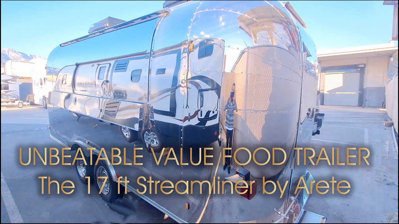 Custom Food Trailer: 17' Streamliner Arete Food Trailers - UNBEATABLE VALUE