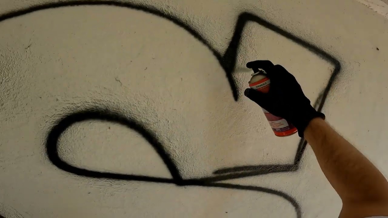 Graffiti on street and trip in Turkey Alania