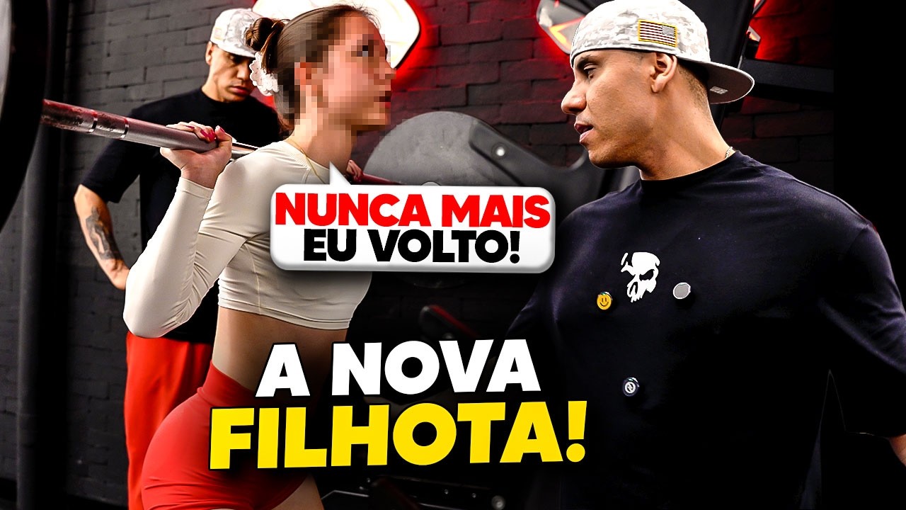 Ela Achou que Seria Fácil Treinar com o Carlão