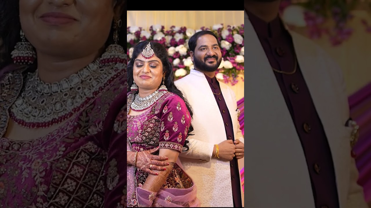 JAN 25TH 2025 RECEPTION SHRUTHI WEDS ARUN#weddingphotography#receptionvideo #receptionentry