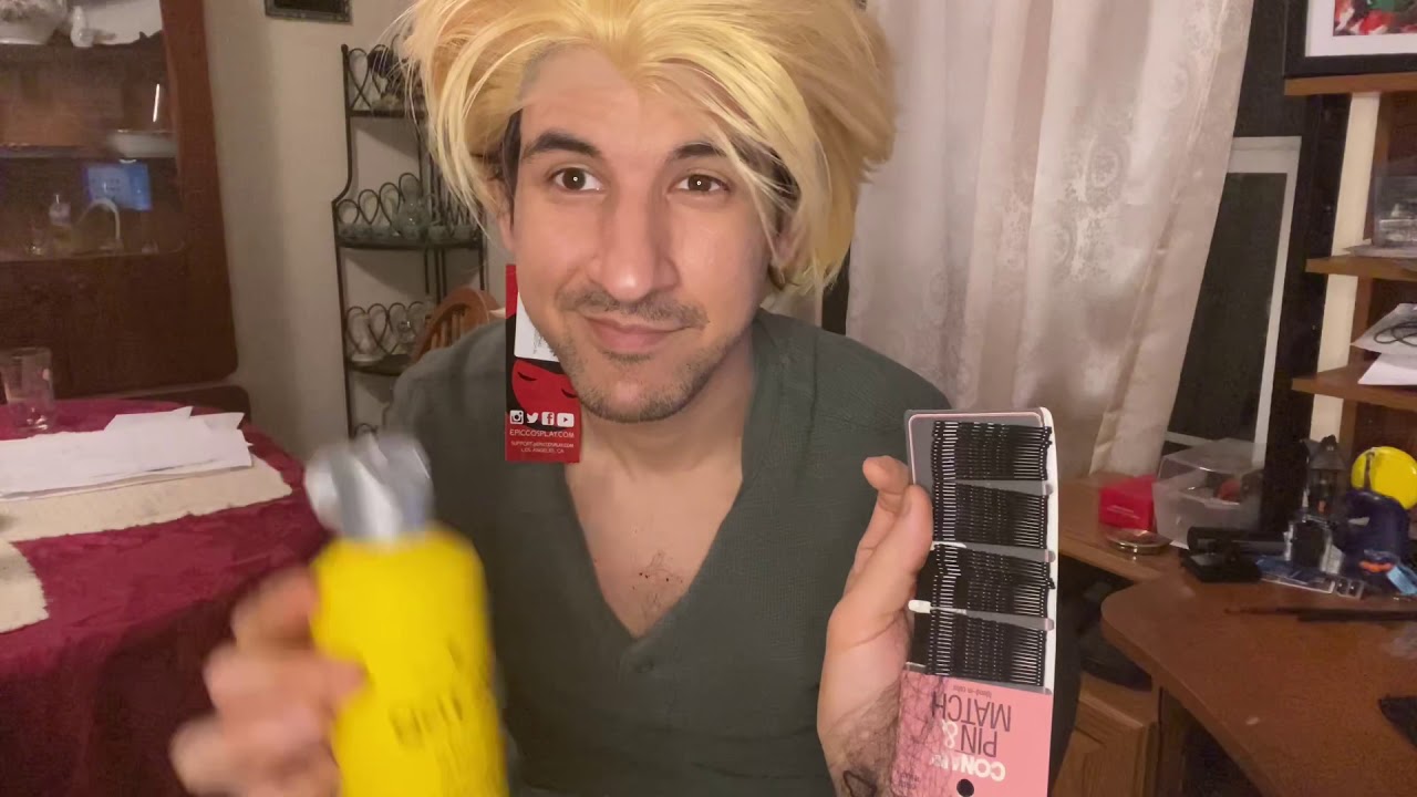 Construct n’ Review - Constructing Vash The Stampede 1/5 - Reviewing Epic Cosplay Wigs
