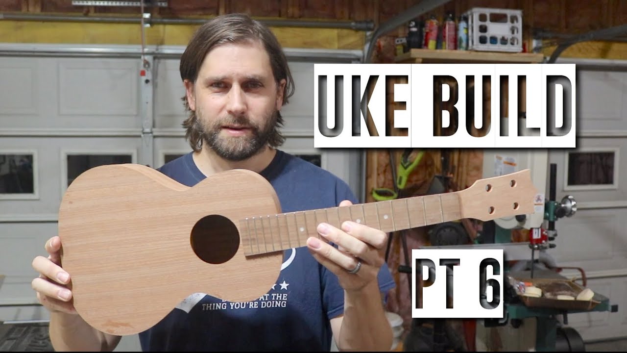 StewMac Ukulele Kit part 6 // installing frets and prepping the neck