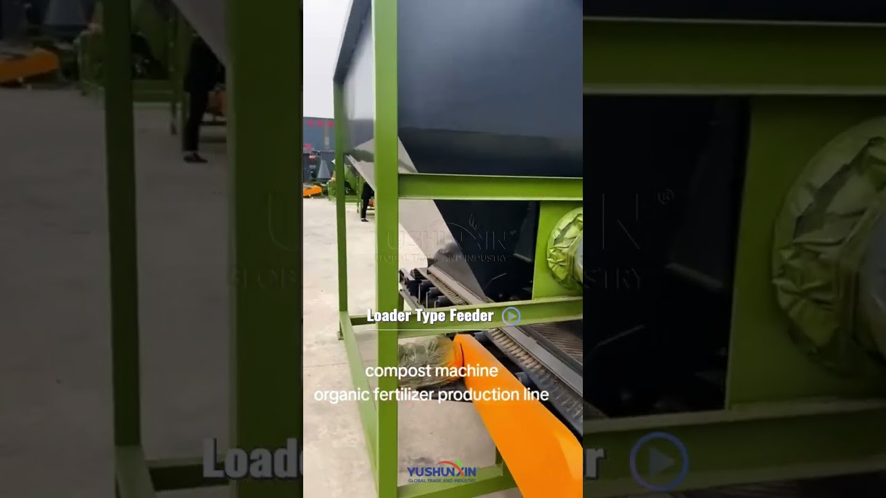 Wheel Type Compost Machine Powder Organic Fertilizer Production Line