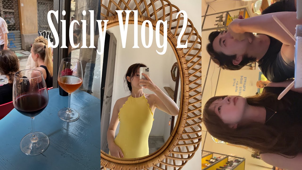 SICILY VLOG 2 / 시칠리아 브이로그 두 번째 / 팔레르모 vs 노토.. 나의 최애 도시는?!💛 Palermo, Noto 와인바•맛집•숙소 추천 🇮🇹