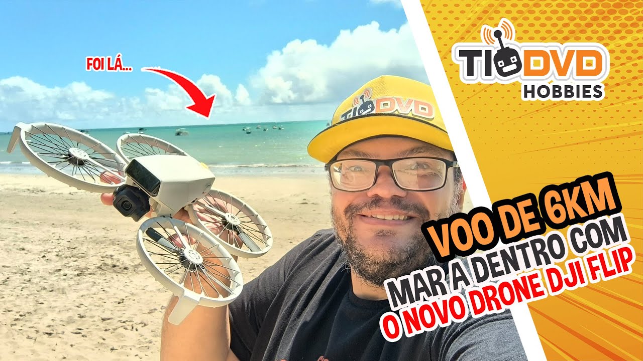 VOAR com VENTO FORTE sobre o MAR é o Maior DESAFIO para esse DRONE DJI
