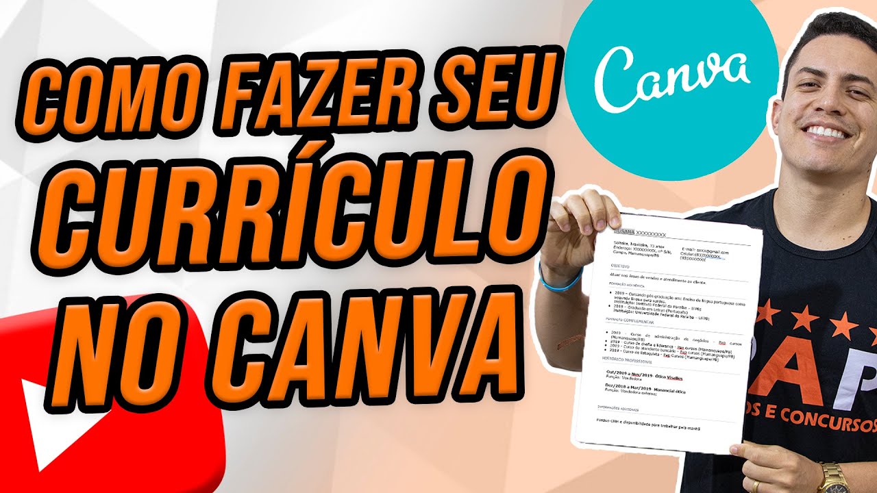 CURRÍCULO NO CANVA