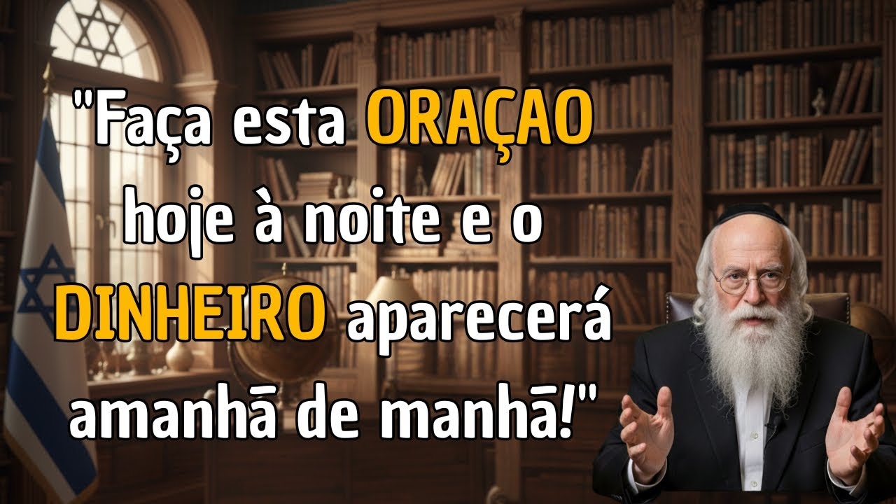 Faça esta Oração hoje, e o dinheiro aparecerá AMANHA! - Rabino Milionario