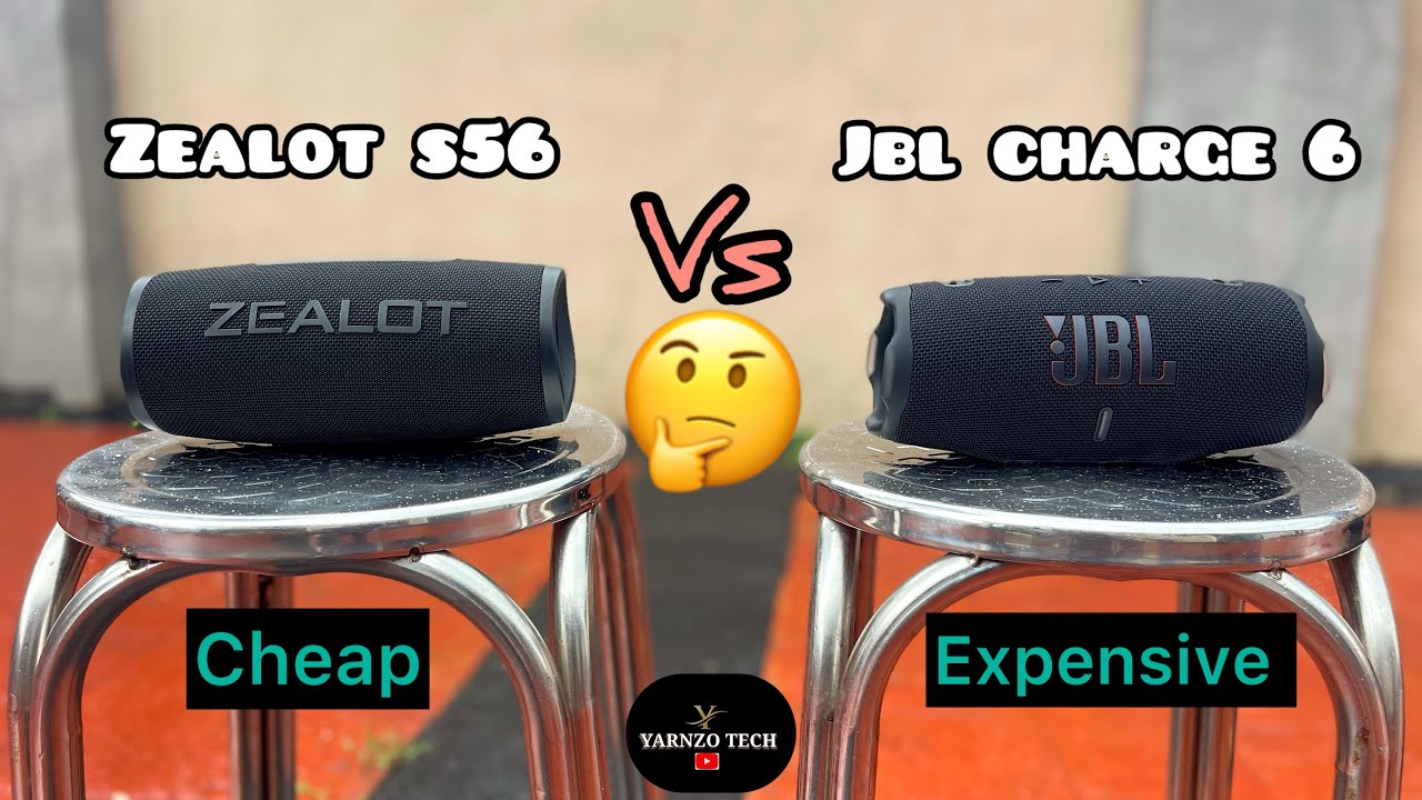 Zealot s56 vs Jbl Charge 6 (full sound comparison)