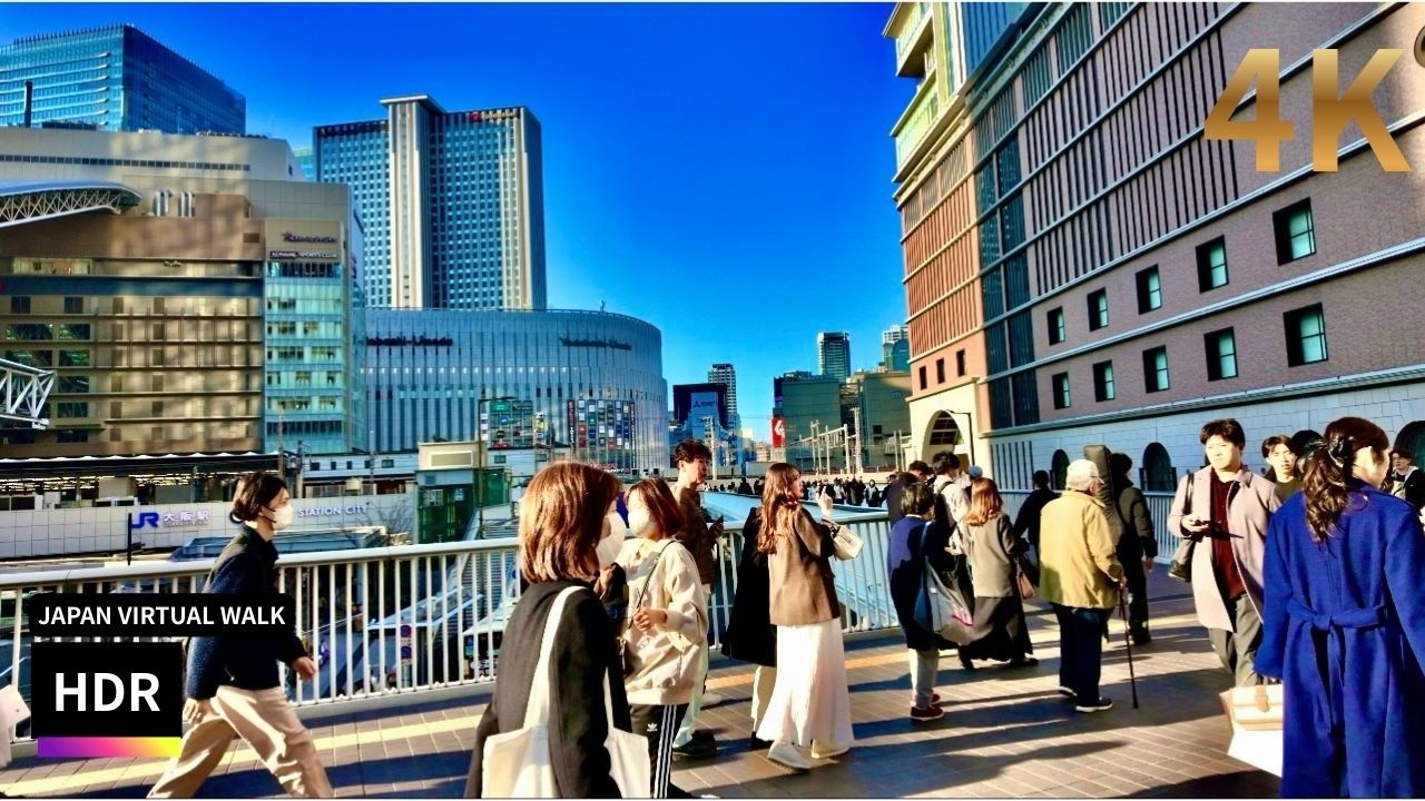 JAPAN Osaka Umeda Walk｜Daytime City Walk 4K HDR