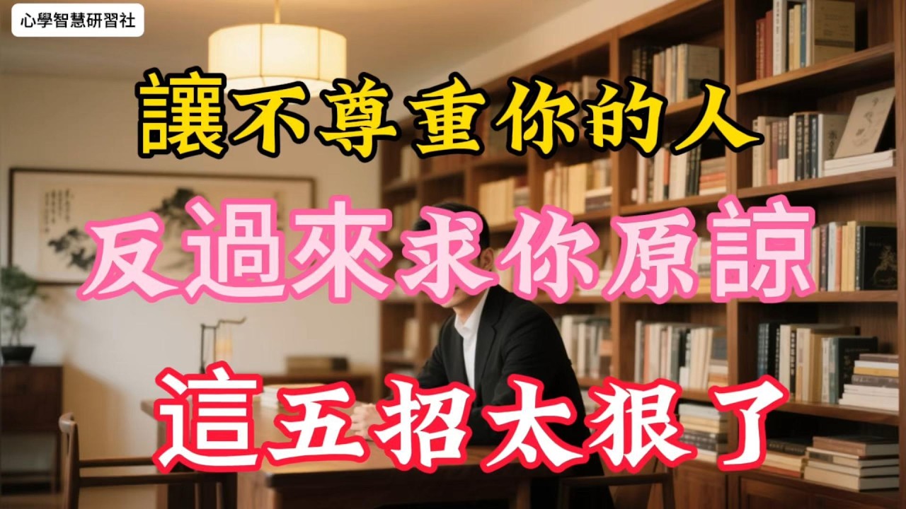 对付不尊重你的人：不用吵，让他主动低头道歉#智慧人生 #人情世故 #人性真相 #处世智慧 #尊重 #情绪价值 #自我保护 #认知觉醒#提升自己 #情感 #心灵感悟 #涨知识 #感情 #成功思维模式