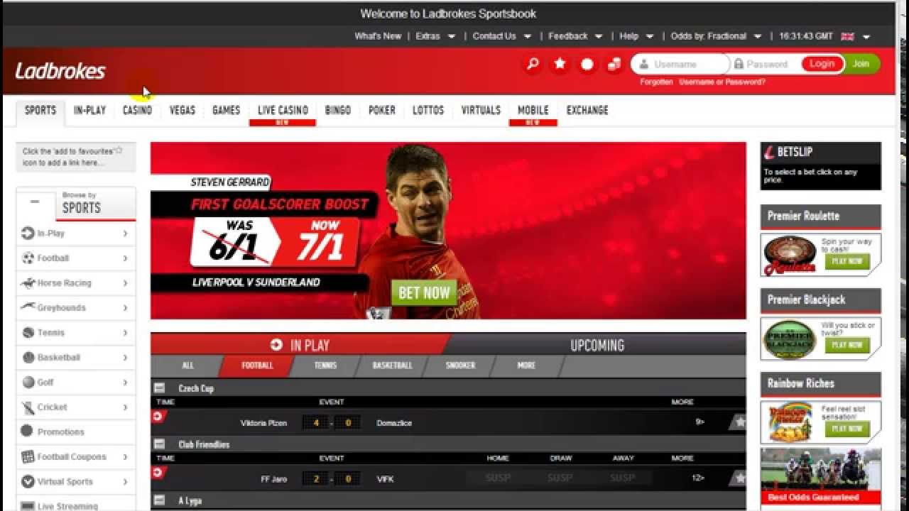 Ladbrokes Sportsbook Review - &pound;50 Free Bet - OGR