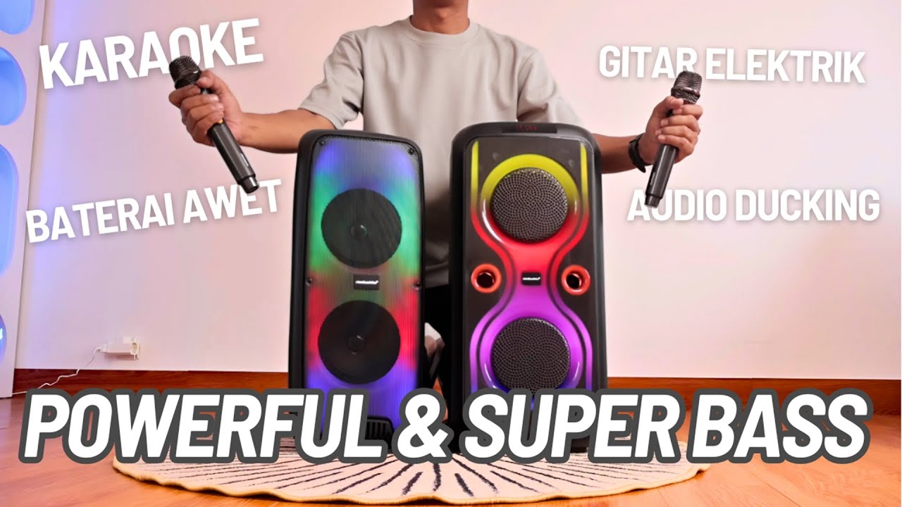 REKOMENDASI SPEAKER KARAOKE TERBAIK, HARGA 1 JUTA & 2 JUTAAN – Simbadda Party Fiesta CST 38N & 28N