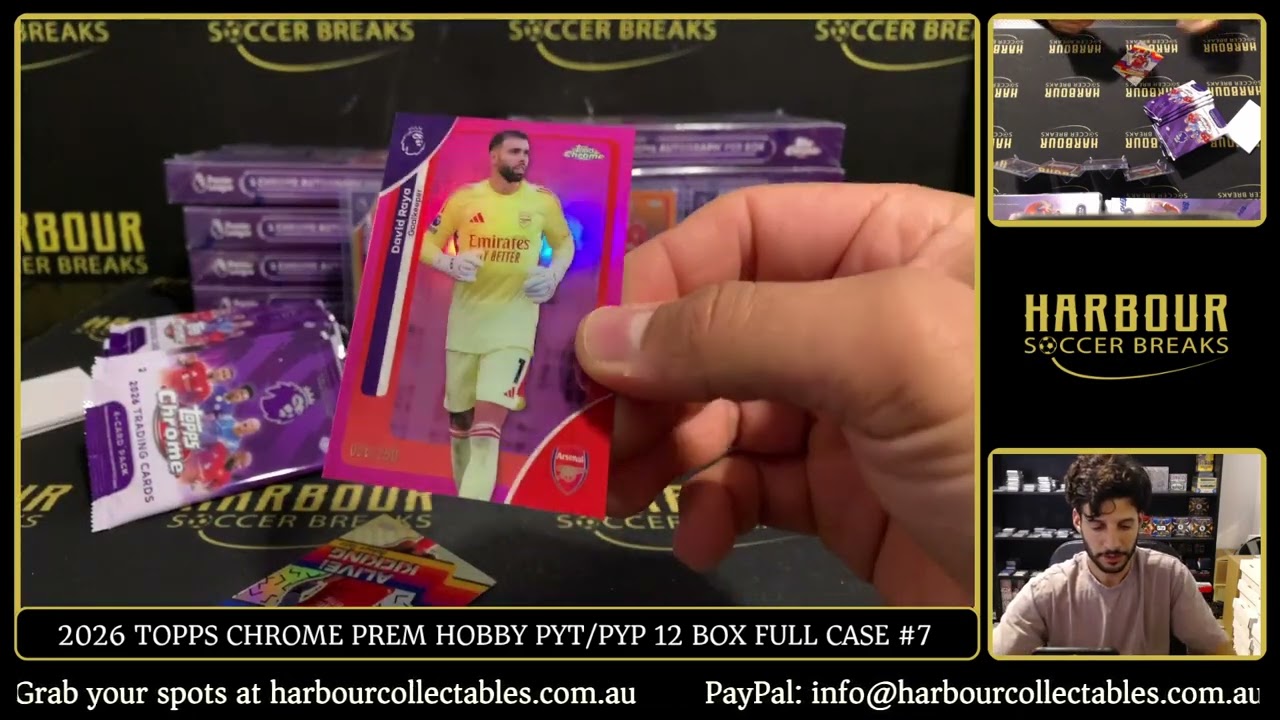 Break #7 - 2026 Topps Chrome Premier League Hobby PYT/PYP 12 Box Full Case
