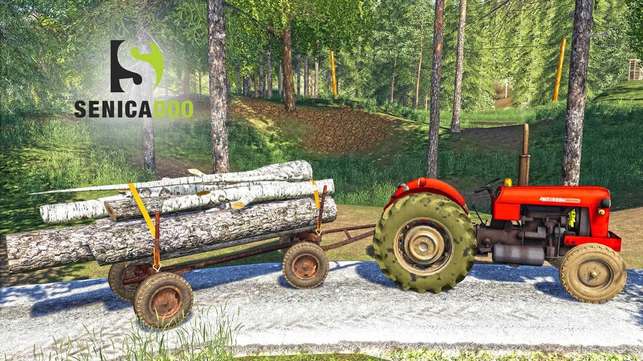 UTH19 - Logs Driving the old way - Slovenia [dolenjska] IMT 558