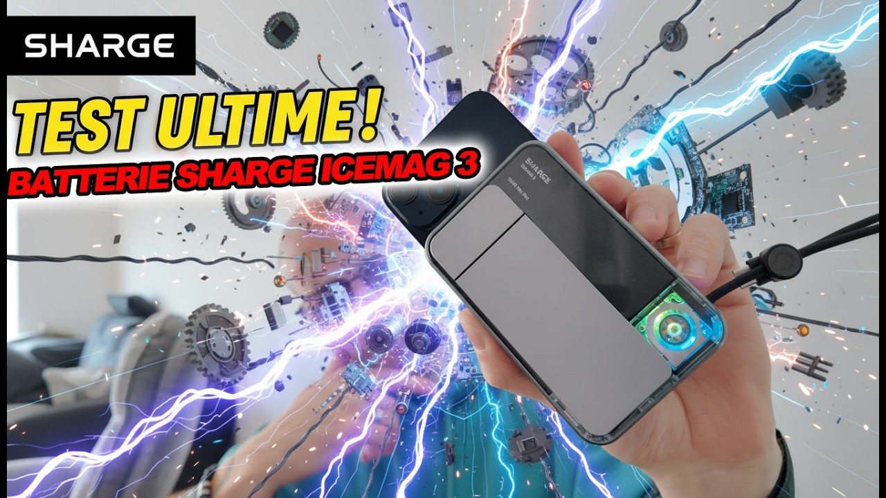 Sharge ICEMAG 3 : la powerbank MagSafe la plus stylée !