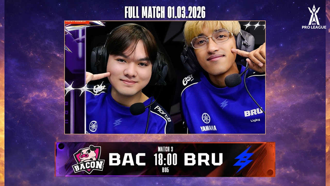 BACON Time vs BRURIRAM UNITED ESPORTS | Vòng Bảng Lượt Về - RPL Summer 2026 | BLV HẢI PHONG
