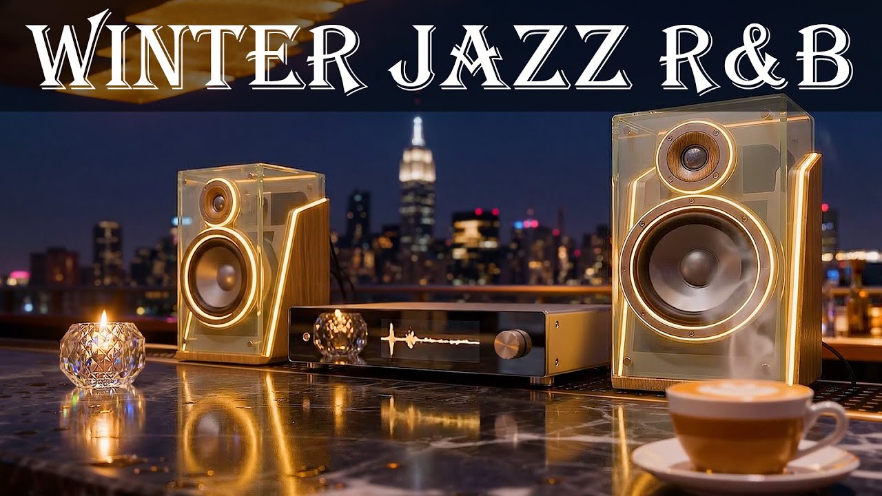 Cozy Winter Smooth Jazz & Soulful RnB Instrumental for Relaxation, Stress Relief, and Calm Nights