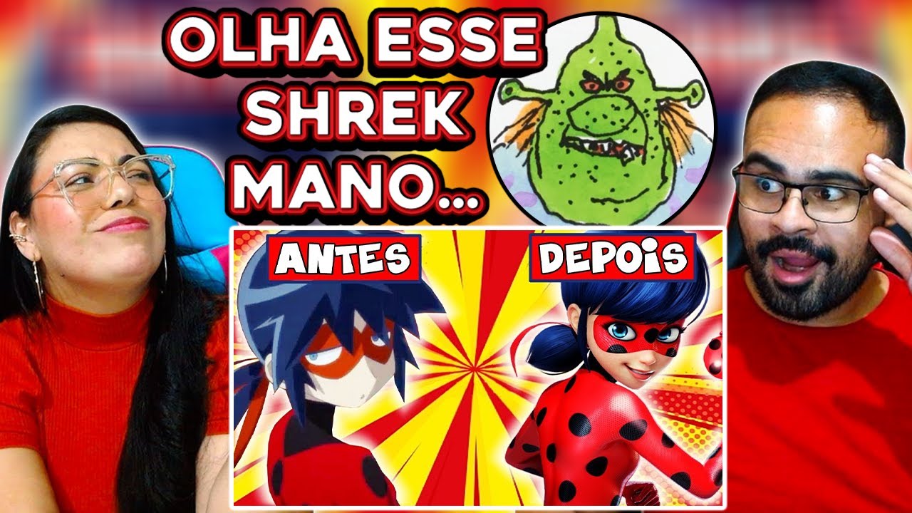 REACT V&iacute;cio Nerd | Primeira VERS&Atilde;O dos DESENHOS / Epis&oacute;dios PILOTOS 👧🏻 ➡ 👩🏻