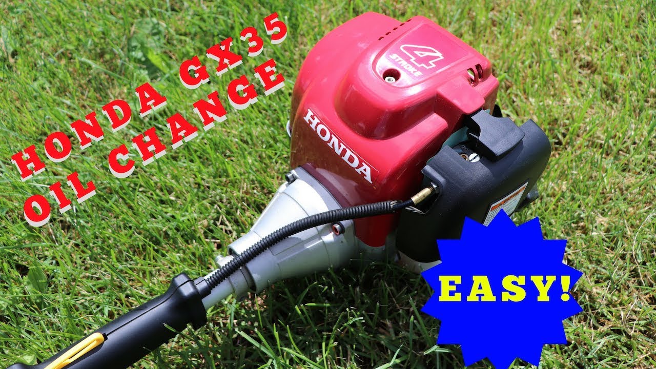 Замена масла в триммере, кусторезе Honda GX35, GX25, UMK425U, UMK435U, HHT35S, HHT25s