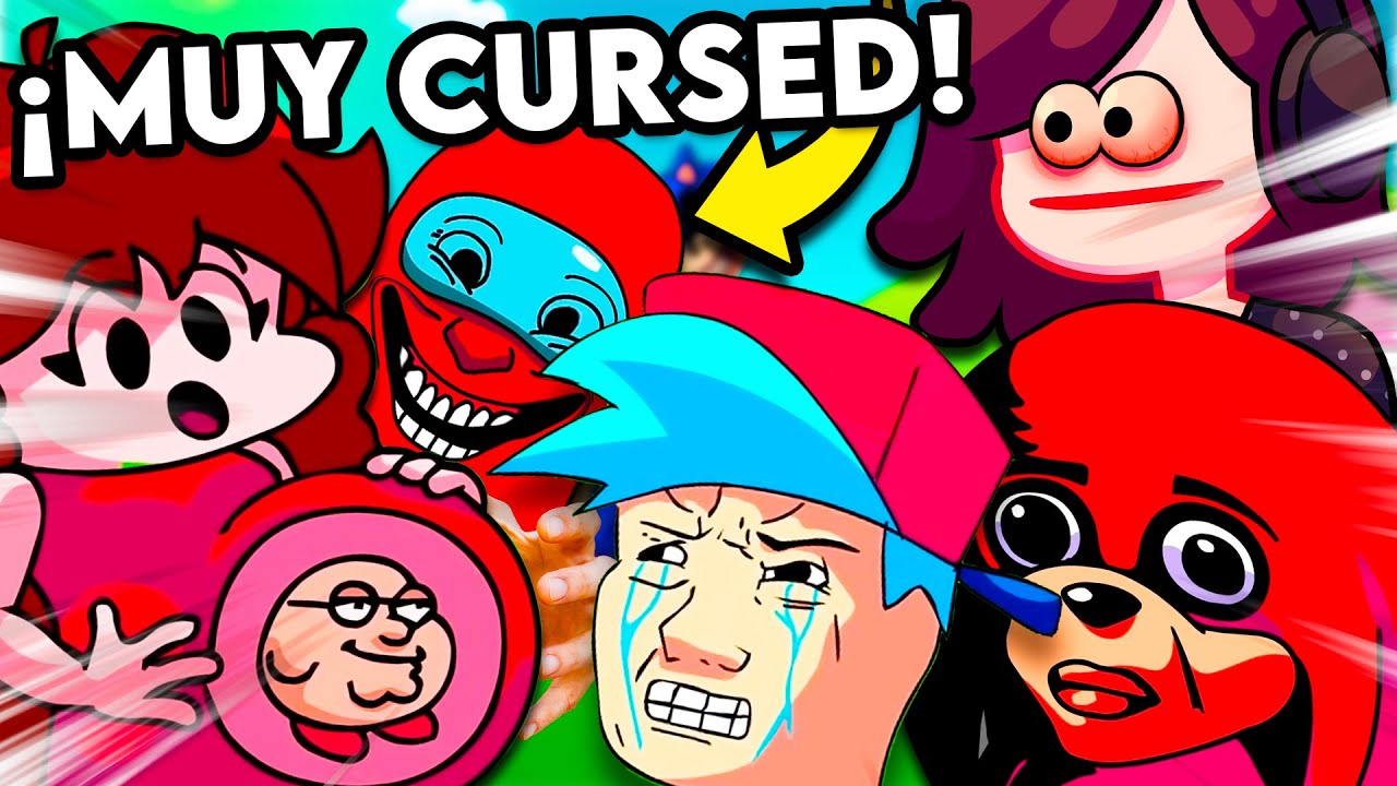 ¿COMO SERÍA YOUTUBE KIDS EN FNF?  ¡MUY CURSED!😨​ animaciones de fnf