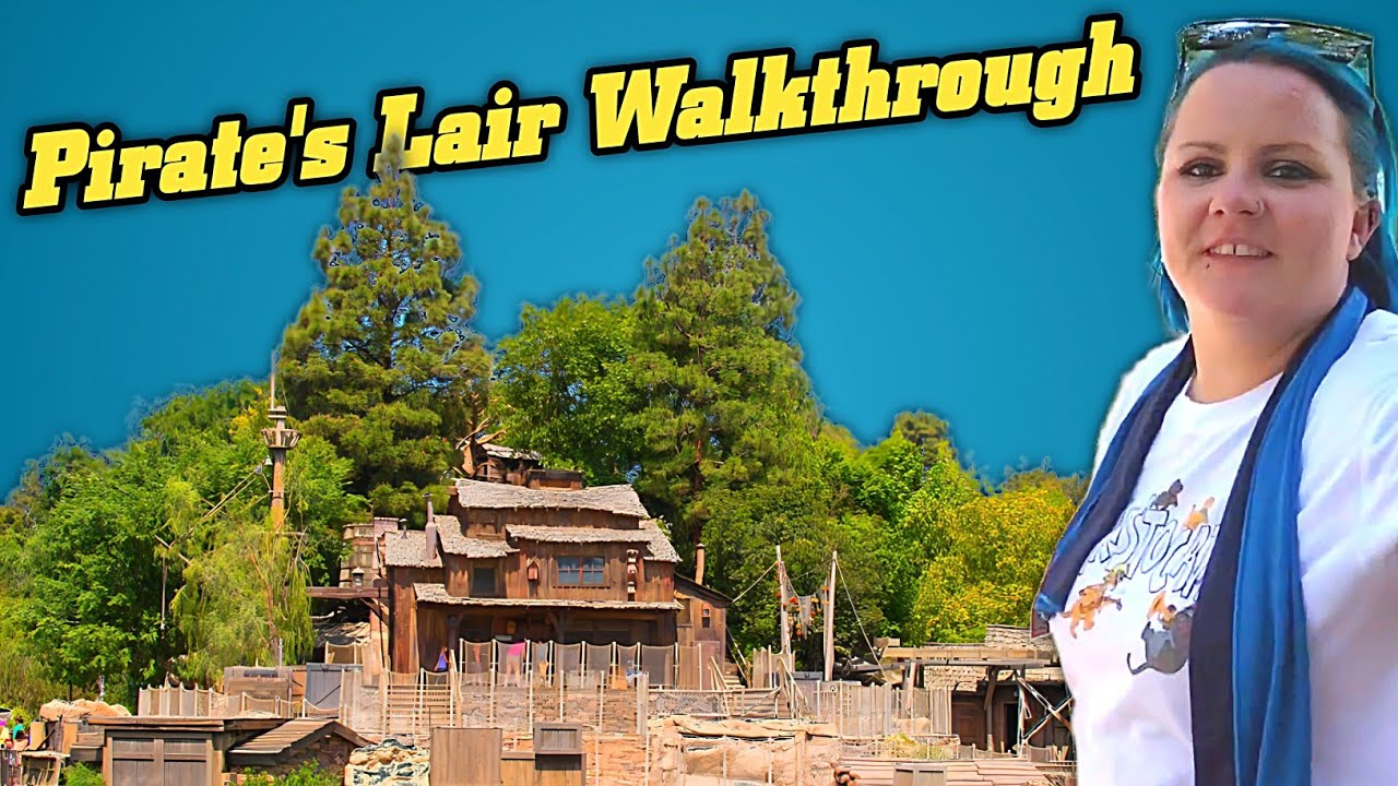 pirates lair on tom sawyer Island disneyland resort walkthrough