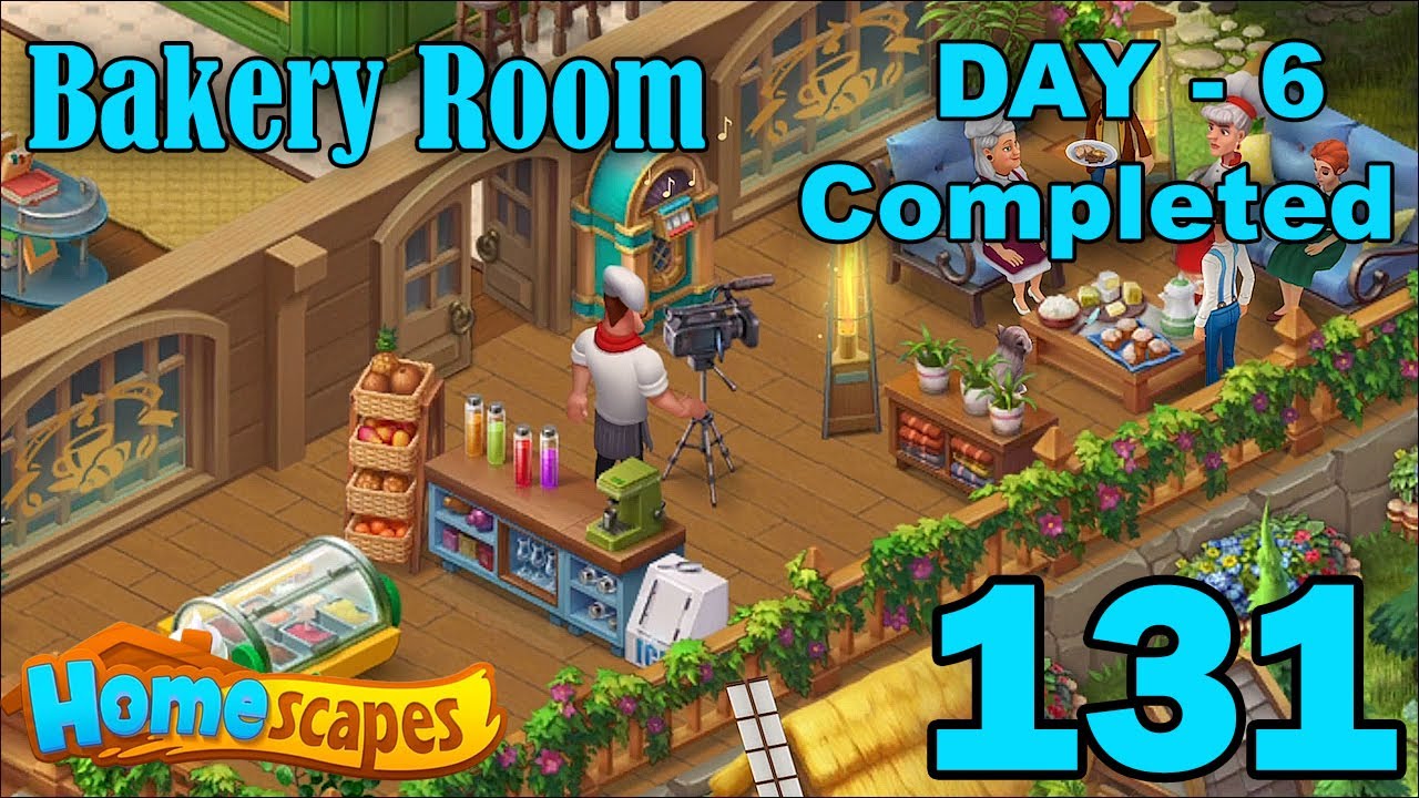 Homescapes New Bakery Room Expansion - Day 6 Completed - Part 131