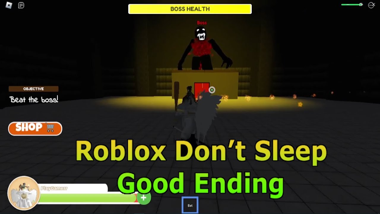 Roblox Don't Sleep Gameplay (Good Ending)