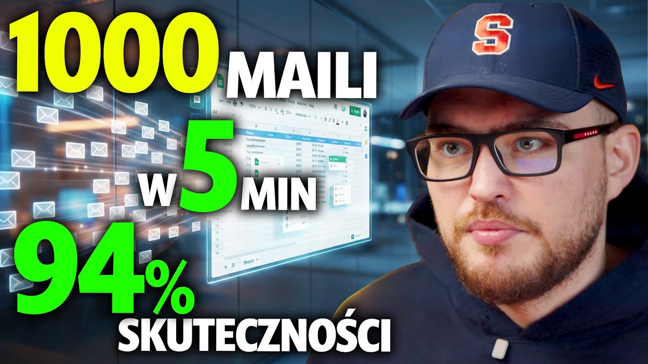 1000 spersonalizowanych maili w 5 minut BEZ PISANIA ANI JEDNEGO! AI Mailing - Vadym Melnyk