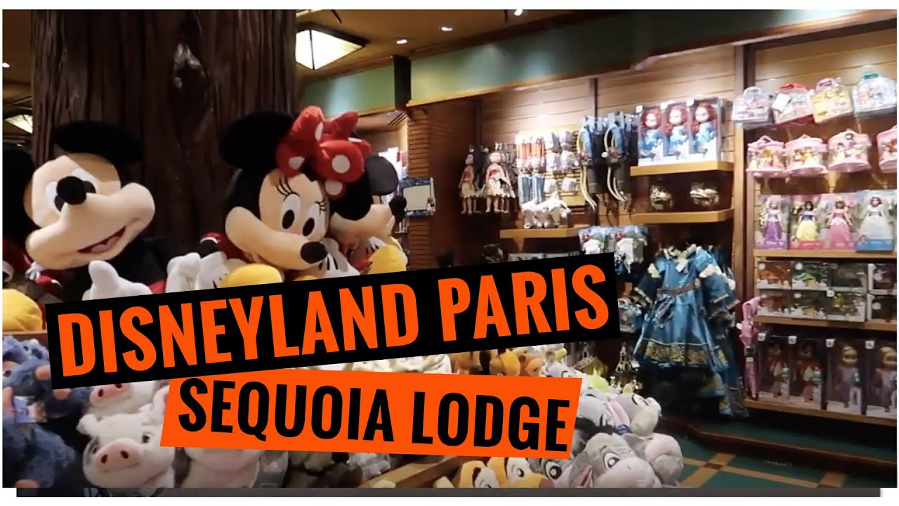 Sequoia Lodge Disneyland Paris Tour of Room, Shop, Bar, Hotel and swimming pool