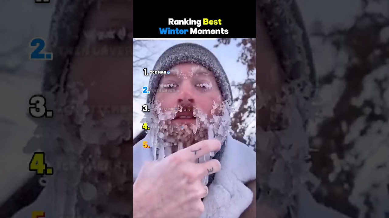 Рейтинг лучших зимних моментов 🥶#сша