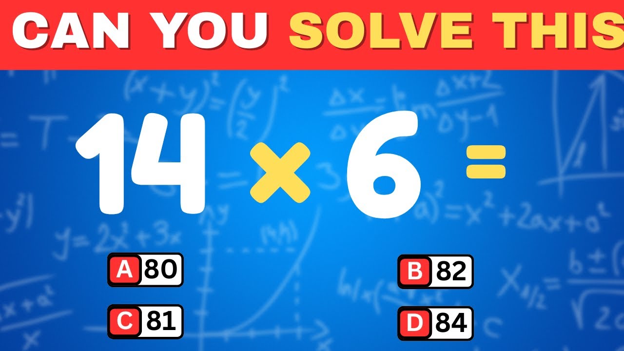 Сможете ли вы пройти этот математический тест?.. ➗✖️🧠 | Лёгкий, средний, сложный | Маленький тест №4